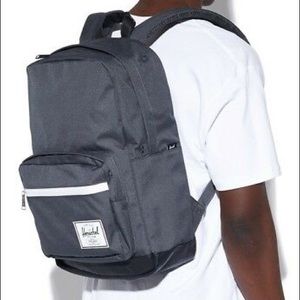 Like New: Herschel pop quiz gray black backpack
